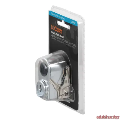 Curt Spare Tire Lock (Chrome) - 23562
