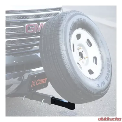Curt Hitch-Mounted Spare Tire Mount (Fits 2" Receiver) - 31006
