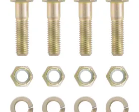 Curt Pintle Mount Hardware Kit (Class 10.9, Yellow Zinc)