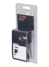 Curt 4-Way Flat Connector Plug with 48" Wires (Trailer Side, Packaged)                                     - 58348 - Image 2