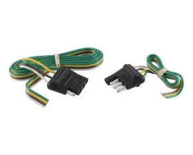 Curt 4-Way Flat Connector Plug & Socket with 12