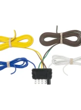 Curt 5-Way Flat Connector Plug with 48" Wires (Trailer Side)                                     - 58540 - Image 2