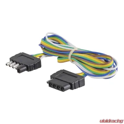 Curt 5-Way Flat Connector Plug & Socket with 72" Wires - 58550