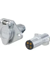 Curt 4-Way Round Connector Plug & Socket (Packaged)                                     - 58671 - Image 3