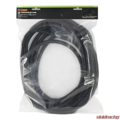 Curt 3/8" Convoluted Slit Loom Tubing (Packaged) - 59825