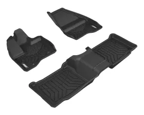 Aries Thermoplastic Rubber Black Rubber StyleGuard XD Floor Liners