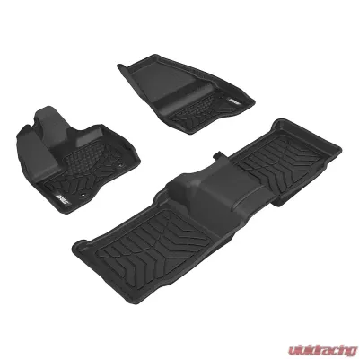 Aries Thermoplastic Rubber Black Rubber StyleGuard XD Floor Liners - 2807509
