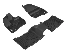 Aries Thermoplastic Rubber Black Rubber StyleGuard XD Floor Liners