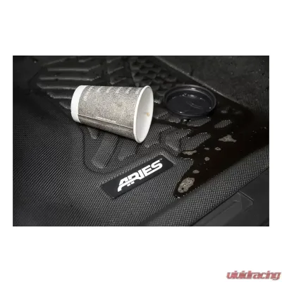 Aries Thermoplastic Rubber Black Rubber StyleGuard XD Floor Liners - 2807609