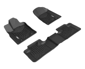 Aries Thermoplastic Rubber Black Rubber StyleGuard XD Floor Liners