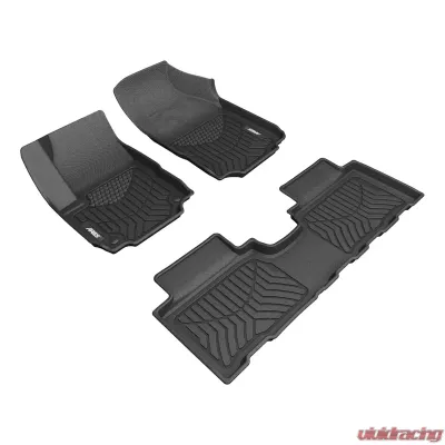 Aries Thermoplastic Rubber Black Rubber StyleGuard XD Floor Liners - 2808609