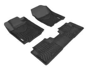 Aries Thermoplastic Rubber Black Rubber StyleGuard XD Floor Liners