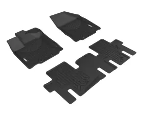 Aries Thermoplastic Rubber Black Rubber StyleGuard XD Floor Liners