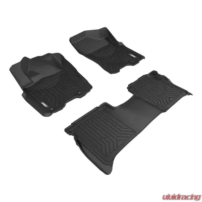Aries Thermoplastic Rubber Black Rubber StyleGuard XD Floor Liners - 2804409