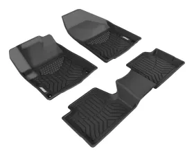 Aries Thermoplastic Rubber Black Rubber StyleGuard XD Floor Liners