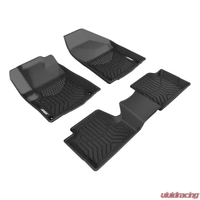 Aries Thermoplastic Rubber Black Rubber StyleGuard XD Floor Liners - 2804509
