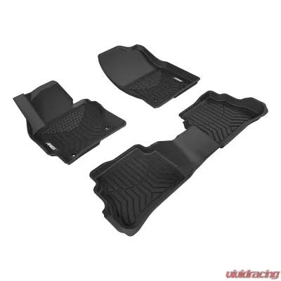 Aries Thermoplastic Rubber Black Rubber StyleGuard XD Floor Liners - 2805009