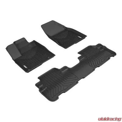 Aries Thermoplastic Rubber Black Rubber StyleGuard XD Floor Liners - 2805709