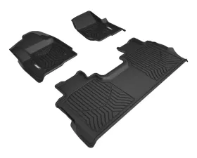 Aries Thermoplastic Rubber Black Rubber StyleGuard XD Floor Liners