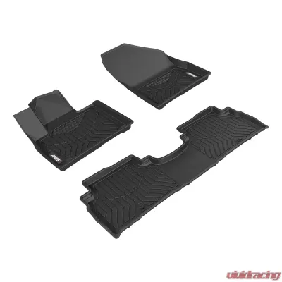 Aries Thermoplastic Rubber Black Rubber StyleGuard XD Floor Liners - 2807909