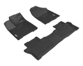 Aries Thermoplastic Rubber Black Rubber StyleGuard XD Floor Liners
