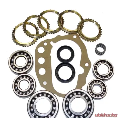 USA Standard Gear FS5W71 Transmission Bearing/Seal Kit with Synchro Rings for Nissan 200SX/280Z/280ZX/Maxima/610/620/720/810 5-Speed Manual - ZMBK104WS