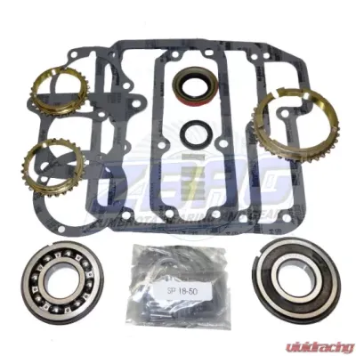 USA Standard Gear T18 Transmission Bearing/Seal Kit with Synchro Rings for Bronco/F100-F500/M400/P350 4-Speed Manual Trans 23mm 7/8 Inch Thick - ZMBK114AWS