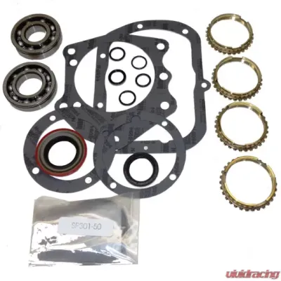 USA Standard Gear Saginaw-4 Transmission Bearing/Seal Kit with Synchro Rings for Buick, Chevy, GMC, Oldsmobile, Pontiac 4-Speed Manual Trans - ZMBK115WS