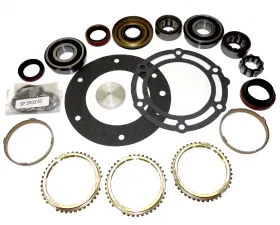 USA Standard Gear Getrag 5-Speed Transmission Bearing/Seal Kit with Synchro Rings for 95-07 Chevrolet GMC C1500 C2500 K1500 K2500 S10 Sonoma Isuzu Hombre Blazer Jimmy 0.9 Inch Input Output Bearings