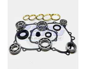 USA Standard Gear CG/Honda-A2 Transmission Bearing/Seal Kit with Synchro Rings for 86-89 Acura Integra, 85-87 Honda Prelude, Honda Accord 5-Speed Manual