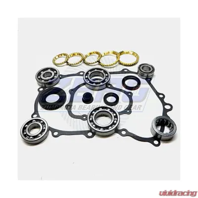USA Standard Gear CG/Honda-A2 Transmission Bearing/Seal Kit with Synchro Rings for 86-89 Acura Integra, 85-87 Honda Prelude, Honda Accord 5-Speed Manual - ZMBK238WS
