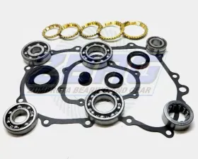 USA Standard Gear Transmission Bearing/Seal Kit w/Synchro Rings for 84-95 Honda Accord, 83-85 Prelude 5-Speed Manual