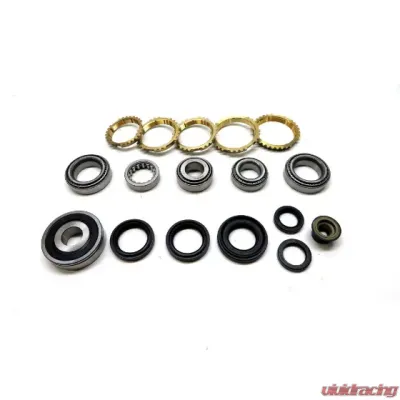 USA Standard Gear MV3 Transmission Bearing/Seal Kit with Synchro Rings for 98-01 Chevy Metro, 89-97 Geo Metro, 02-07 Suzuki Aerio, 95-98 Suzuki Esteem, 89-01 Suzuki Swift 5-Speed Manual Trans - ZMBK264WS