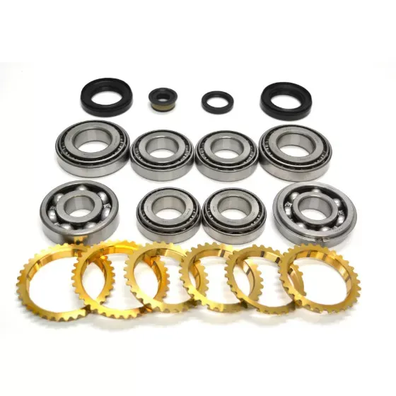 F5M22/KM206/KM303 Transmission Bearing/Seal Kit w/Synchro Rings 1990-96 Colt/Summit/Talon/Elantra/Sonata/Eclipse/Expo/Galant/Mirage/Laser 5-Speed Manual Trans 68mm O.D. Rear Input Bearing USA Standard Gear - ZMBK358CWS