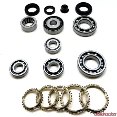 USA Standard Gear ZMBK386WS Transmission Bearing/Seal Kit with Synchro Rings for 1992-2000 Honda Civic, 1993-1997 Honda Civic del Sol 5-Speed Manual SOHC VTEC - ZMBK386WS
