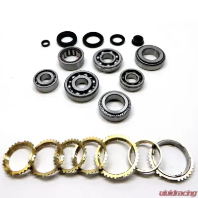 USA Standard Gear S80/Y80/YS1 Transmission Bearing/Seal Kit with Synchro Rings for 1992-2001 Acura Integra 5-Speed Manual - ZMBK390WS