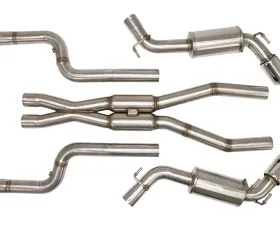 B&B Exhaust Sport Catback Exhaust System w/Round Tips Chevrolet Camaro 6.2L 2014-2015