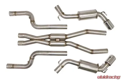 B&B Exhaust Sport Catback Exhaust System w/Round Tips Chevrolet Camaro 6.2L 2014-2015 - FBOD-0706