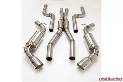 B&B Exhaust Sport Catback Exhaust System w/Round Tips Chevrolet Camaro 6.2L 2014-2015 - FBOD-0706