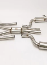 B&B Exhaust Catback Exhaust System w/Round Tips No NPP Chevrolet Camaro Z28 12-15                                     - FBOD-0720 - Image 2