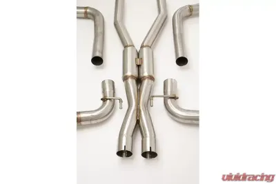 B&B Exhaust Catback Exhaust System w/Round Tips No NPP Chevrolet Camaro Z28 12-15 - FBOD-0720