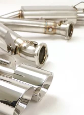 B&B Exhaust Catback Exhaust System w/4-Inch Quad Round Double Wall Tips Chevrolet Camaro SS 2016-2020                                     - FBOD-0730 - Image 3