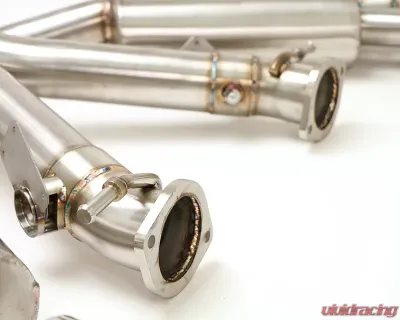 B&B Exhaust Catback Exhaust System w/4-Inch Quad Round Double Wall Tips Chevrolet Camaro SS 2016-2020 - FBOD-0730