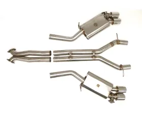 B&B Exhaust Catback Exhaust System w/Round Tips Chevroelt Camaro SS | ZL1 6.2L Manual - wo/AFM valves 2016-2020