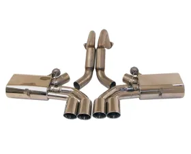 B&B Exhaust C5 Fusion Exhaust System with 4-Inch Quad Round Tips Chevrolet Corvette 1997-2004