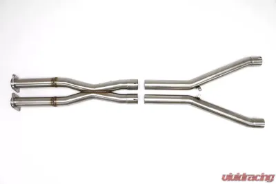 B&B Exhaust X-Pipe 2 1/2-Inch Chevrolet Corvette C6 with Paddle Shift Transmission 2009-2013 - FCOR-0537