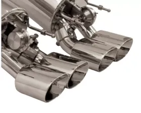 B&B Exhaust C6 Gen 3 Fusion Exhaust System with 4.5-Inch Quad Oval Tips Chevrolet Corvette Z06 2006-2013
