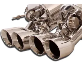 B&B Exhaust C6 Gen 3 Fusion Exhaust System with 4nch Quad Round Tips Chevrolet Corvette Z06 2006-2013