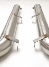 B&B Exhaust Stainless Steel Insulated Side Pipes Brushed Chevrolet Camaro SS 2016-2018                                     - FCOR-0571 - Image 3