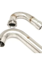 B&B Exhaust Brushed Stainless Steel 3-Inch LS Coversion Side Pipes Chevrolet C2/C3 Corvette 1968-1982                                     - FCOR-0590 - Image 2